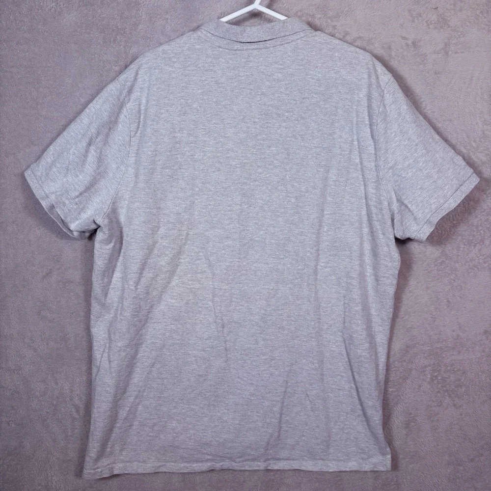 Polo Ralph Lauren Polo Mens XXL Gray Custom Slim Fit‎ Short Sleeve Pique Shirt